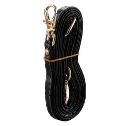 Leather Case Strap do Infinix Zero Flip czarny