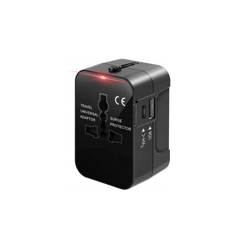 Adapter/przejściowka sieciowa CAŁY ŚWIAT USB C PD