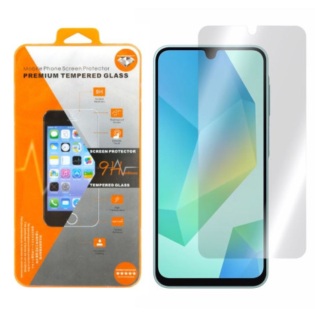 9H SZKŁO hartowane na telefon Samsung Galaxy A27 5G / A17 4G / A17 5G / A26 5G / A16 4G / A16 5G pomarańczowe opakowanie