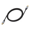 Kabel HDMI - HDMI 2.1 4K 8K UHD 1m oplot czarny
