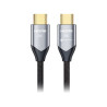 Kabel HDMI - HDMI 2.1 4K 8K UHD 1m oplot czarny