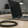 Kabel HDMI - HDMI 2.1 4K 8K UHD 1m oplot czarny