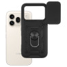 Etui pancerne CamShield Ring na telefon Honor 600 5G VKJ-NX9 / 600 Pro 5G VKP-NX9 czarne