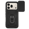 Etui pancerne CamShield Ring na telefon Honor 600 5G VKJ-NX9 / 600 Pro 5G VKP-NX9 czarne