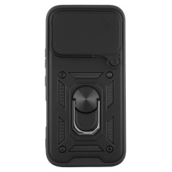 Etui pancerne CamShield Ring na telefon Honor 600 5G VKJ-NX9 / 600 Pro 5G VKP-NX9 czarne