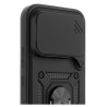 Etui pancerne CamShield Ring na telefon Honor 600 5G VKJ-NX9 / 600 Pro 5G VKP-NX9 czarne