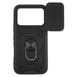 Etui pancerne CamShield Ring na telefon Honor 600 5G VKJ-NX9 / 600 Pro 5G VKP-NX9 czarne