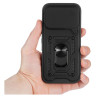 Etui pancerne CamShield Ring na telefon Honor 600 5G VKJ-NX9 / 600 Pro 5G VKP-NX9 czarne