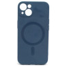 Etui MagSilicone Protect Cover na telefon Apple iPhone 13 A2482 / 14 A2882 granatowe
