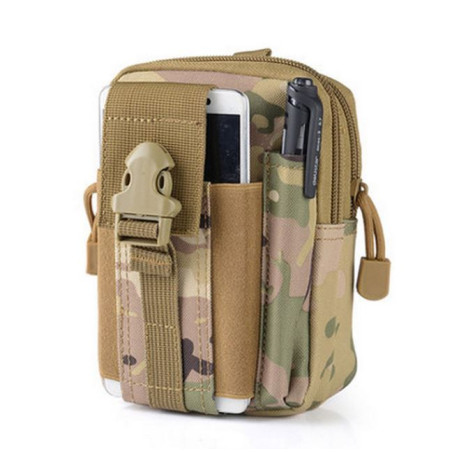 Pokrowiec saszetka taktyczna na telefon do paska spodni etui wojskowe moro
