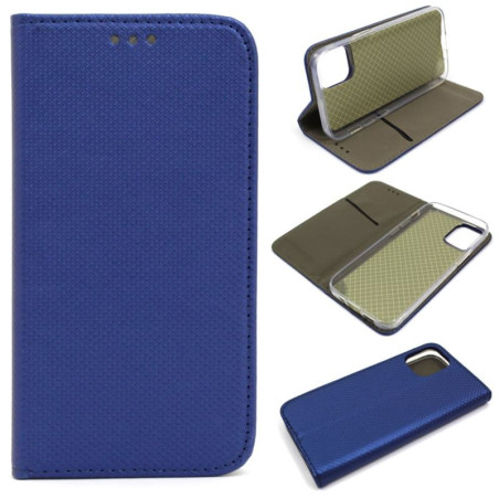 Etui Smart Magnet na telefon Apple iPhone 12 Mini A2176 granatowe