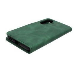 Smart Leather do Samsung A27 A276 5G zielony
