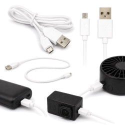 Kabel micro USB 1m biały - USB-A 2A USB 2.0