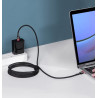 Kabel PD Powe Delivery USB-C - USB-C przewód do ładowania BASEUS 100W 20V 5A 2m czarny
