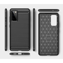 Etui Bumper Carbon Lux na telefon Samsung Galaxy S20 FE 5G G780 czarne
