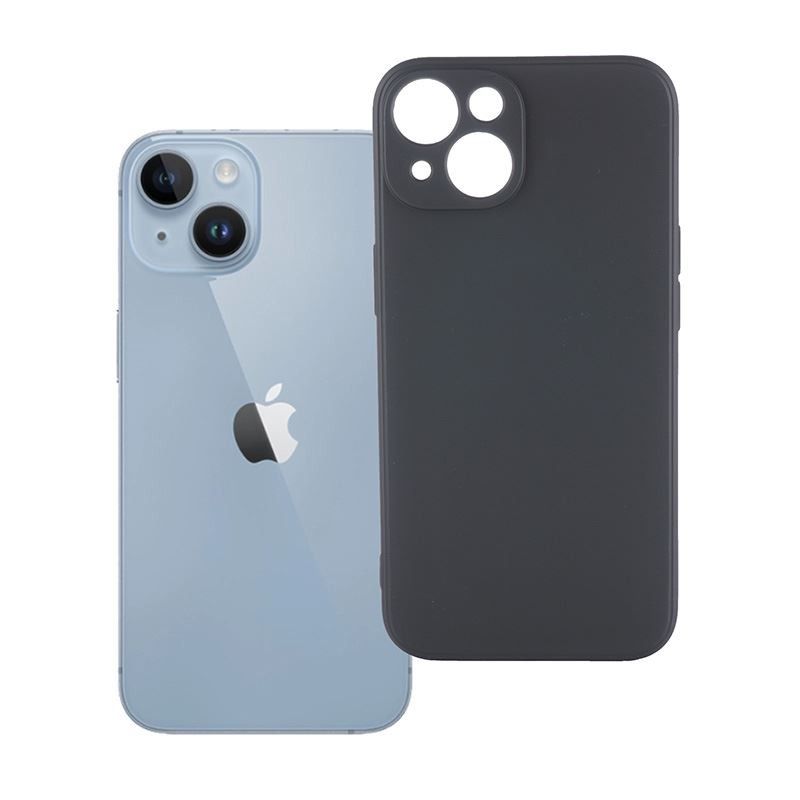 Etui Jelly Case na telefon Apple iPhone 14 A2882 / 13 A2482 czarne MATT