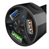 Ładowarka samochodowa USB QC 3 x USB A USB-A ŁADS9