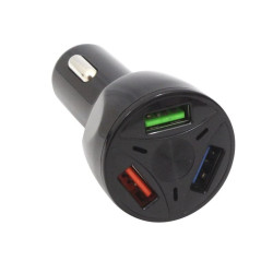 Ładowarka samochodowa USB QC 3 x USB A USB-A ŁADS9