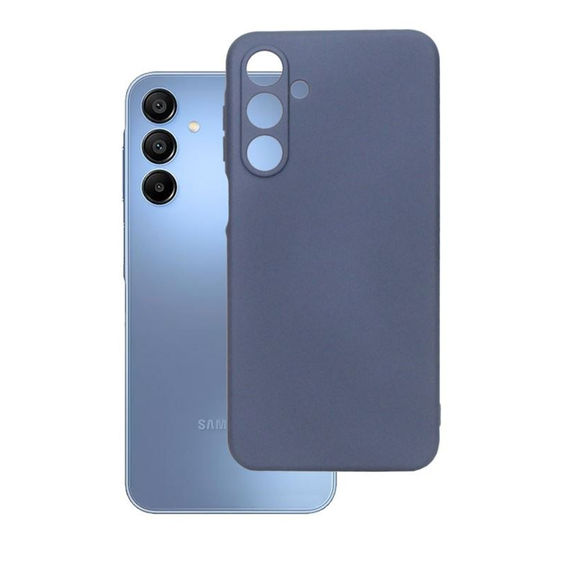 Etui Silicon Case na telefon Samsung Galaxy A16 4G / A16 5G granatowe matowe