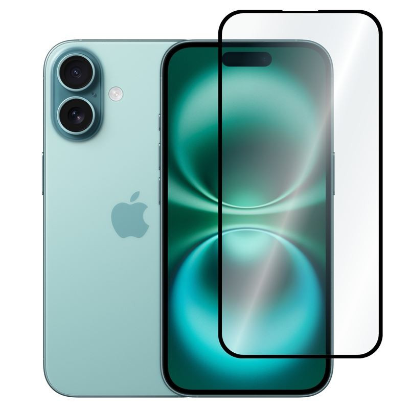 9D SZKŁO hartowane na telefon Apple iPhone 16 A3287 FULL GLUE