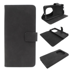 Etui Smart Leather na telefon Xiaomi Redmi Note 14 Pro 5G 24090RA29G / 14 Pro+ 5G 24115RA8EG / POCO X7 5G czarne