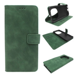 Etui Smart Leather na telefon Xiaomi Redmi Note 14 Pro 5G 24090RA29G / 14 Pro+ 5G 24115RA8EG / POCO X7 5G zielone