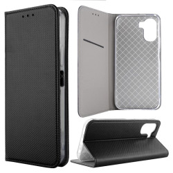 Etui Smart Magnet na telefon OPPO A6x 4G CPH2819 / A6x 5G 5G CPH2783 / A6t 4G CPH2847 / A6t 5G CPH2853 / A6c 4G PMC110 czarne