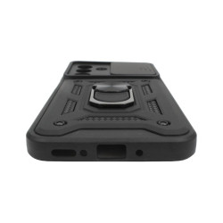 Etui pancerne CamShield Ring na telefon Samsung Galaxy A27 5G A276 czarne