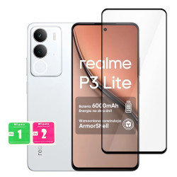9D SZKŁO hartowane na telefon Realme P3 Lite 4G RMX5300 FULL GLUE
