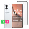 9D SZKŁO hartowane na telefon Realme P3 Lite 4G RMX5300 FULL GLUE