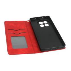 Etui Smart Retro na telefon OnePlus 13R 5G CPH2645 / Ace 5 PKG110 czerwone