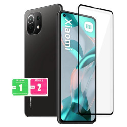 9D SZKŁO hartowane na telefon Xiaomi Mi 11 Lite M2101K9AG / Mi Lite 5G M2101K9G / 11 Lite 5G NE 2109119DG FULL GLUE