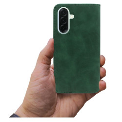 Etui Smart Leather na telefon Samsung Galaxy A27 5G A276 zielone