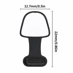 Zatyczka zaślepka portu USB-C czarna z klejem 3M