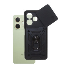 Etui Pancerne CAMSHIELD Ring na telefon OPPO A5 Pro 4G CPH2711 / A5 Pro 5G CPH2695 czarne