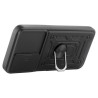 Etui Pancerne CAMSHIELD Ring na telefon Xiaomi Redmi A7 Pro 25128RN17A / POCO C81 Pro 25128PC17G czarne