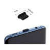 Zaślepka USB C, zatyczka USB C Type-C USBC USB-C czarna, zaślepka portu USB-C, zaślepka do telefonu, zatyczka do USB-C