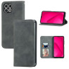 Etui Smart Retro na telefon T-Mobile T Phone 2 5G / REVVL 7 5G szare
