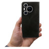 Etui Smart Retro na telefon Huawei Pura 70 Pro HBN-LX9 / 70 Pro+ HBN-AL10 czarne