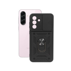 Etui Pancerne CAMSHIELD Ring na telefon Samsung Galaxy A57 5G A576 czarne