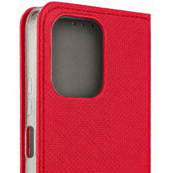 Etui Smart Magnet na telefon OPPO A6 4G / A6 5G / A6s 4G / A6s 5G / A6x 4G / A6x 5G / A6t 4G / A6t 5G / A6c 4G czerwone