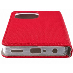 Etui Smart Magnet na telefon OPPO A6 4G / A6 5G / A6s 4G / A6s 5G / A6x 4G / A6x 5G / A6t 4G / A6t 5G / A6c 4G czerwone