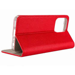 Etui Smart Magnet na telefon OPPO A6 4G / A6 5G / A6s 4G / A6s 5G / A6x 4G / A6x 5G / A6t 4G / A6t 5G / A6c 4G czerwone
