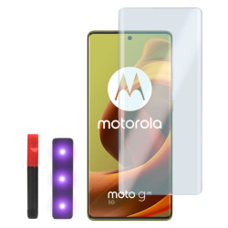 9H SZKŁO hartowane na telefon motorola moto g85 5G XT2427 UV + lampa