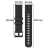 Pasek Opaska do smartwatch Garmin Venu 2 / VIVOACTIVE 4 / Hammer Watch 2 Military Edition / Watch 2 Lite czarny 22mm