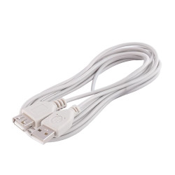 Przedłużacz kabla USB 2.0 przewód 3m męski-żeński - szary kabel przedłużający USB A-A