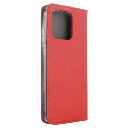 Etui Smart Magnet na telefon motorola moto g87 5G XT2621-6 / g77 5G XT2621-4 / g67 5G XT2621-2 czerwone