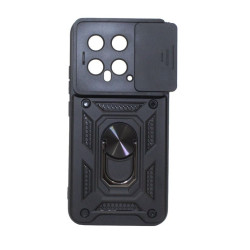 Etui pancerne CamShield Ring na telefon Xiaomi 17 5G czarne