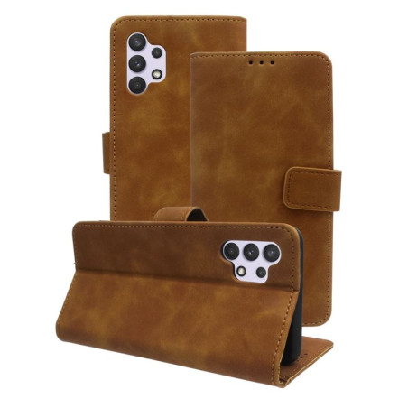 Etui Smart Leather na telefon Samsung Galaxy A32 4G A325 brązowe