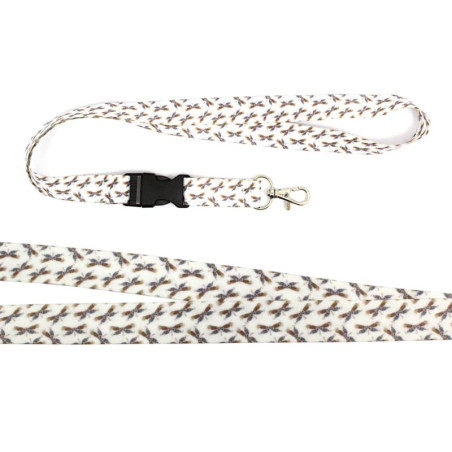 Smycz na szyję do telefonu i kluczy 20mm x 52cm WZÓR 19 motyle